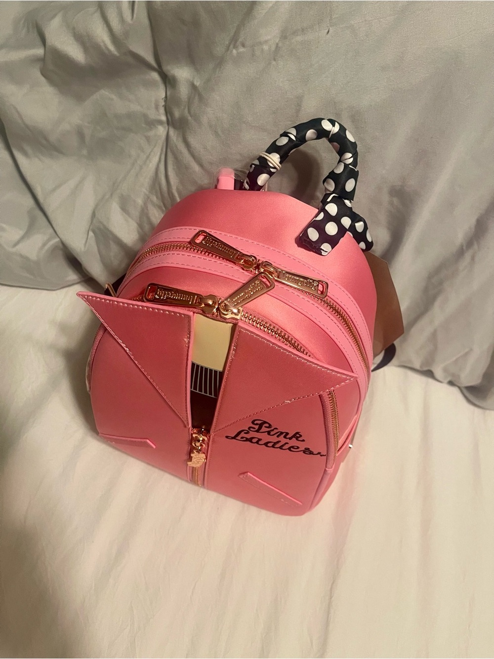 Loungefly Grease Pink Ladies Cosplay Mini Backpack - Picture 6 of 12